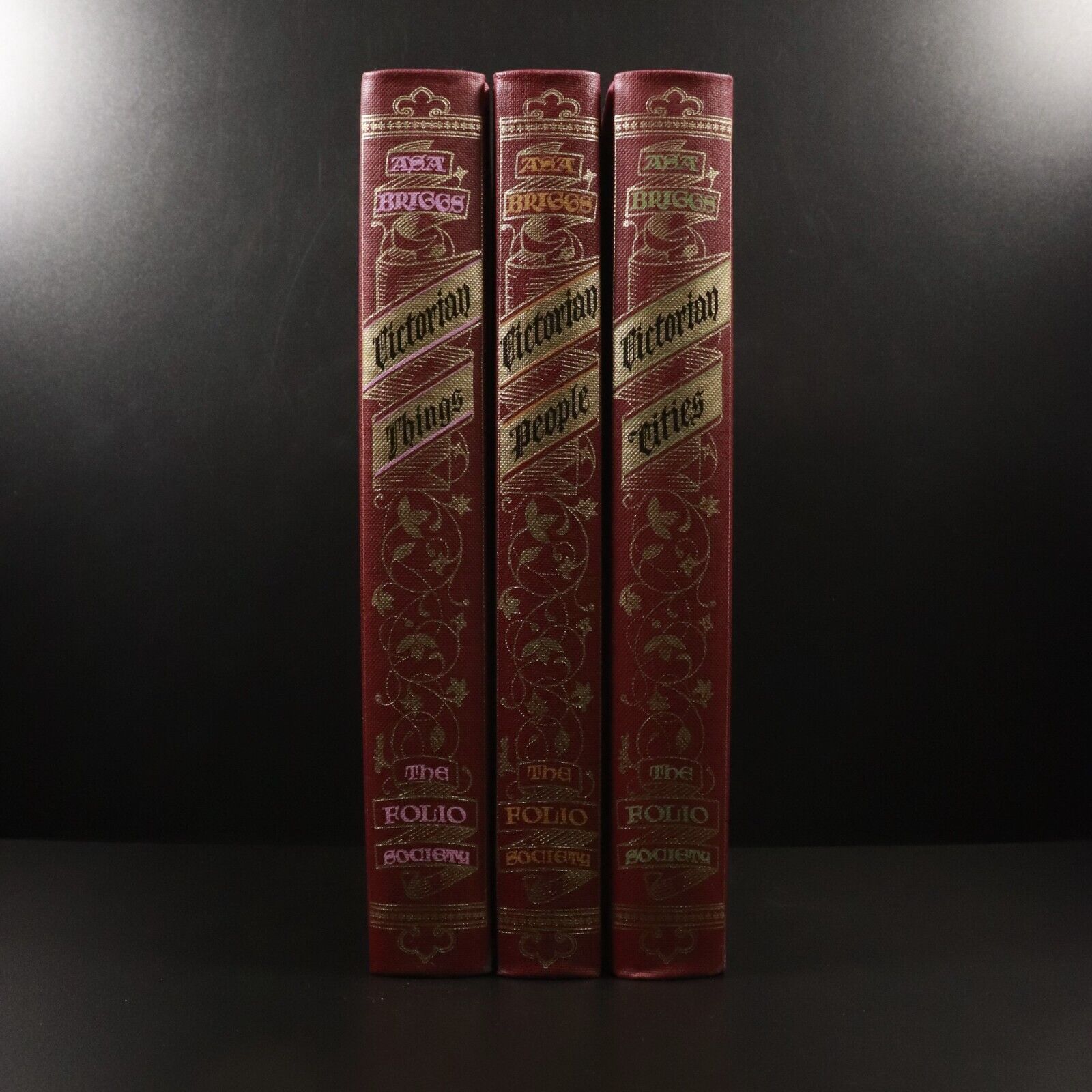 1996 3vol Asa Briggs Victorian Trilogy Folio Society British History Book Set