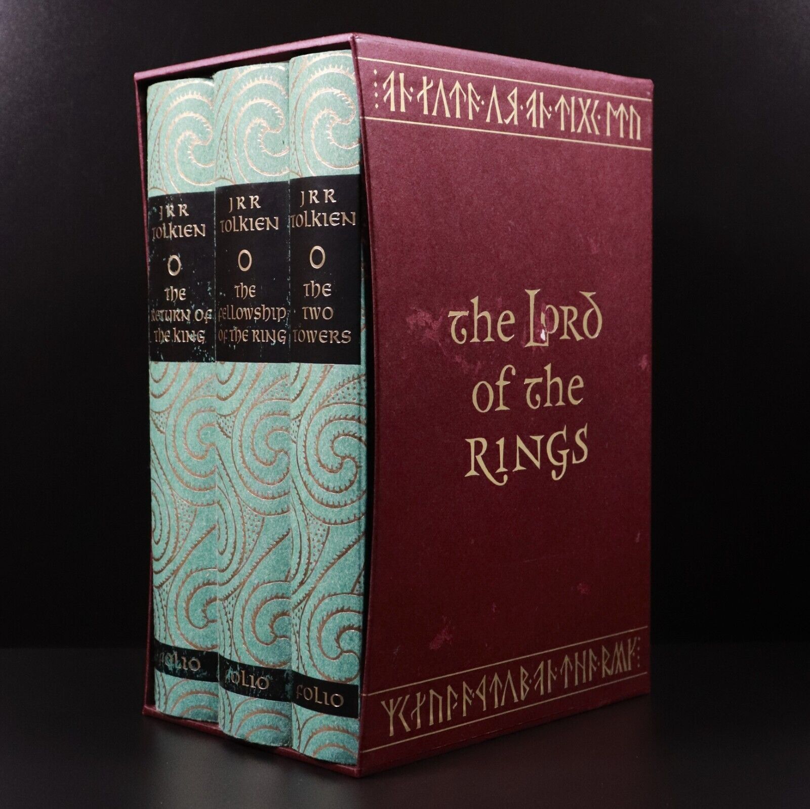 2006 3vol The Lord Of The Rings by J.R.R. Tolkien Folio Society Book Set