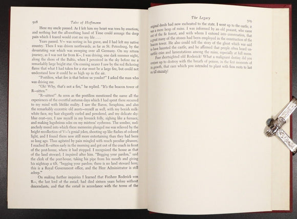 1946 Tales Of Hoffmann Antique German Romantic Literature Book Illustrated