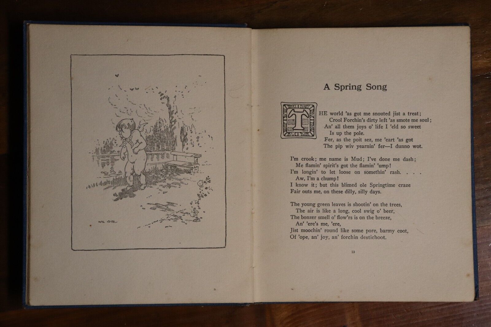 1916 The Sentimental Bloke by CJ Dennis Classic Australian Fiction Poetry Book