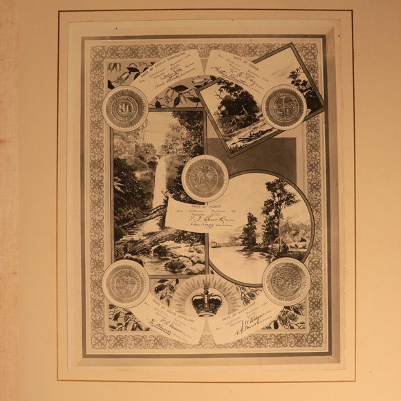 1897 Colony Of Victoria To Queen Victoria Antiquarian Australian History Book