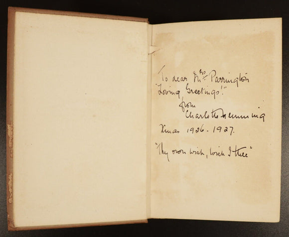 c1925 The Rose Of Ravenna by E.A. Vidler Antique Literature & Theatre Book