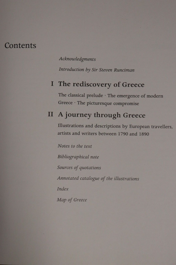 1981 The Rediscovery of Greece Greek Romanticv Art History Reference Book