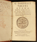 1733 C. Cornelii Taciti Opera Nova Editio Antiquarian Roman History Book Latin-6