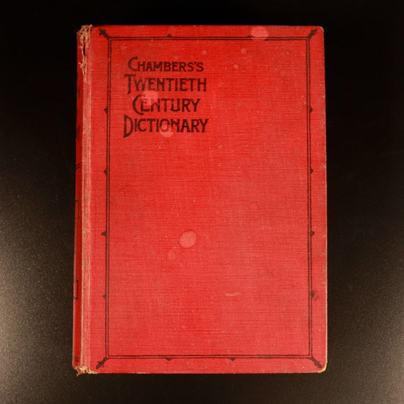 Chambers's Twentieth Century Dictionary 1931 Antique British Reference Book