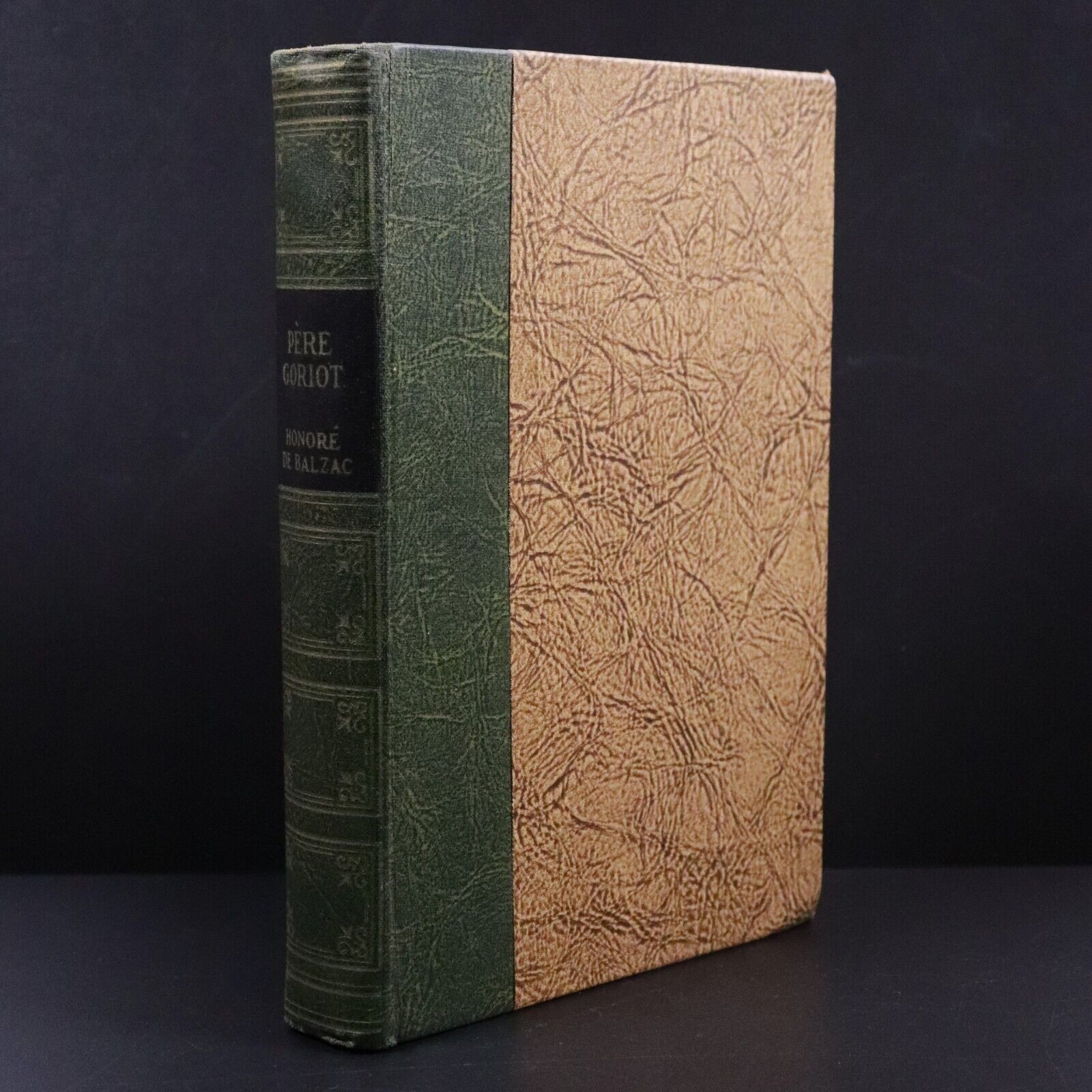 c1950 Peret Goriot by Honore De Balzac - Art Type Edition - Vintage Fiction Book