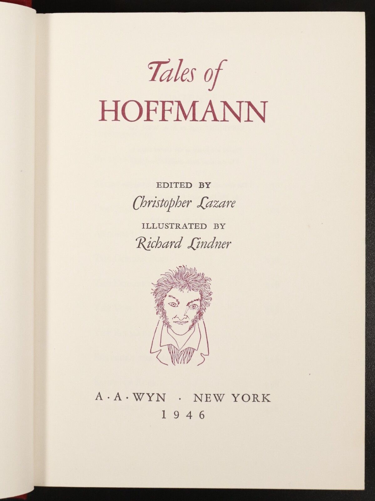 1946 Tales Of Hoffmann Antique German Romantic Literature Book Illustrated - 0
