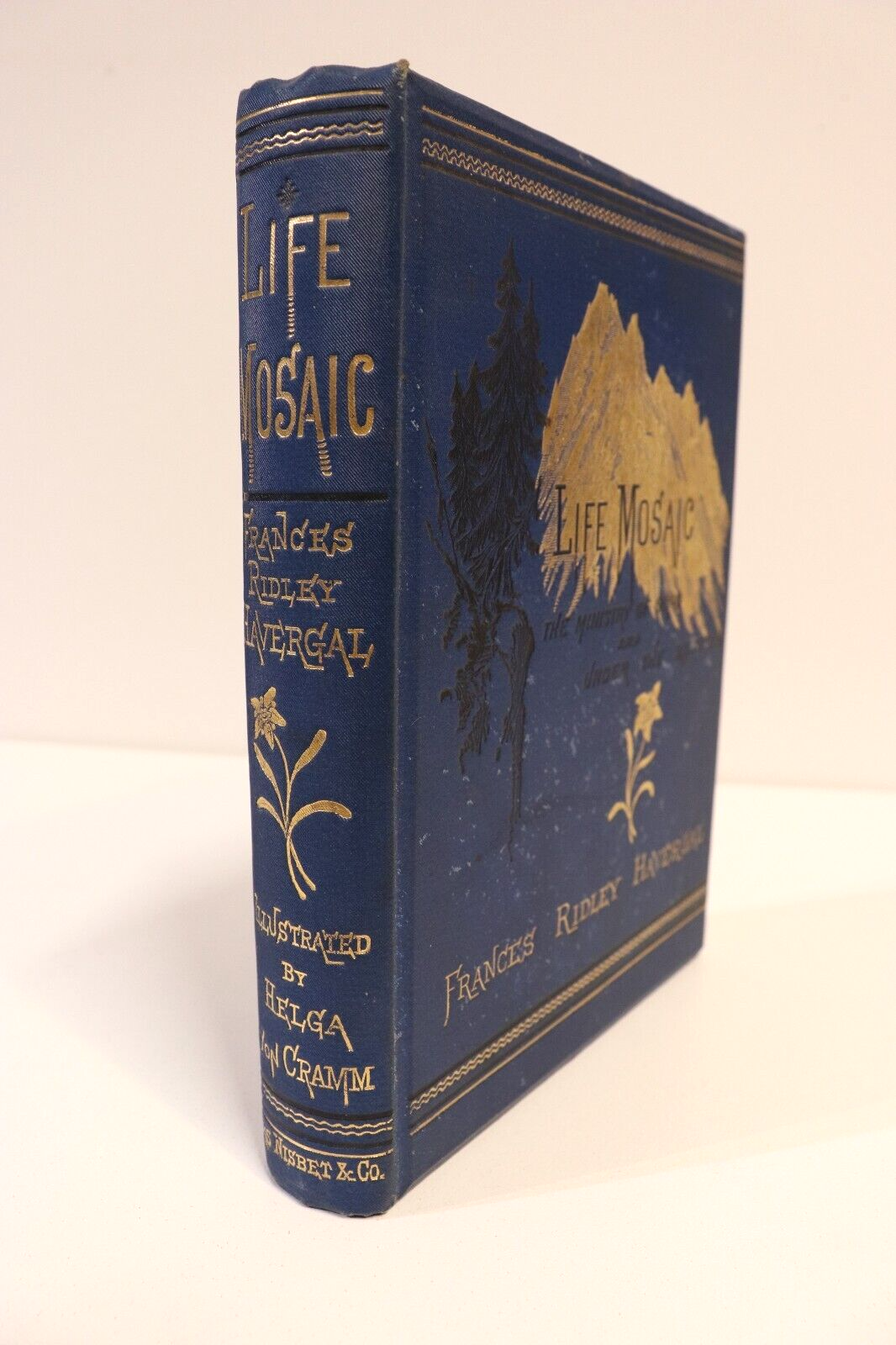 1883 Life Mosaic by Frances Ridley Havergal Antique Religious Theology Book