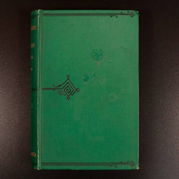 1869 Reminiscences Of European Travel by Andrew Peabody Antique Travel Book