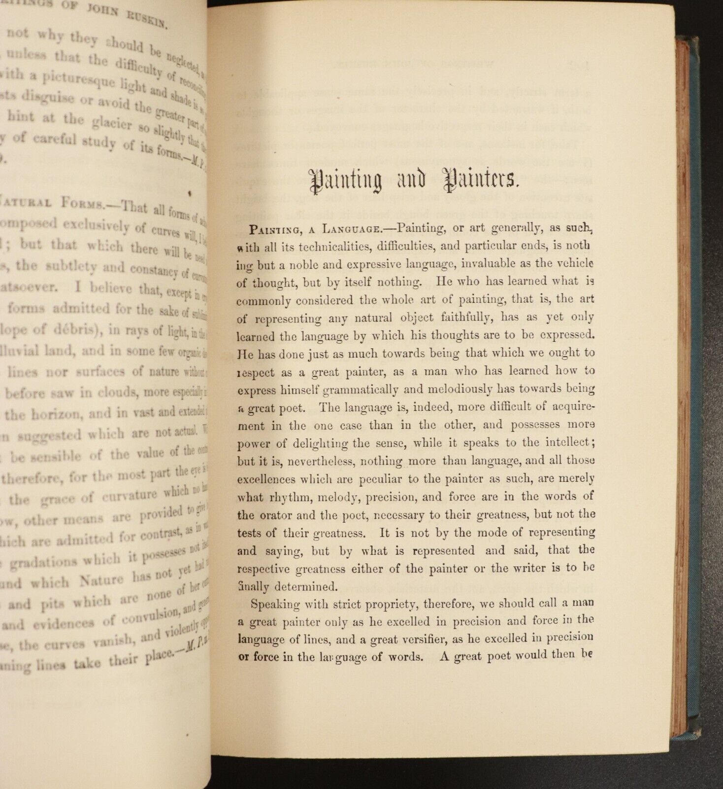 1886 Choice Selections From The Writings Of John Ruskin Antique History Book