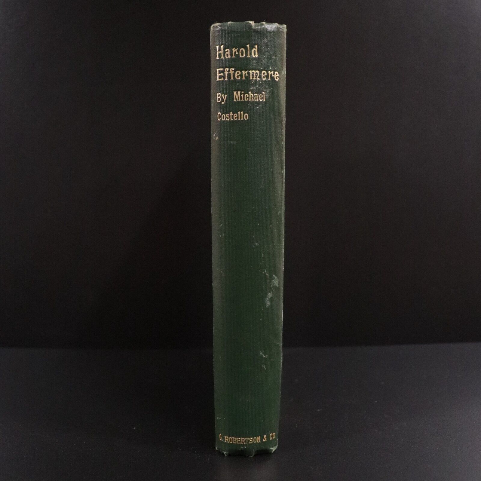 1897 Harold Effermere by Michael Costello Antique Australian Fiction Book Scarce