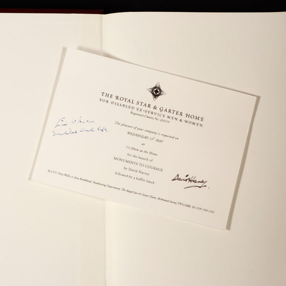 1999 2vol Monuments To Courage by D. Harvey Victoria Cross Military Books Signed