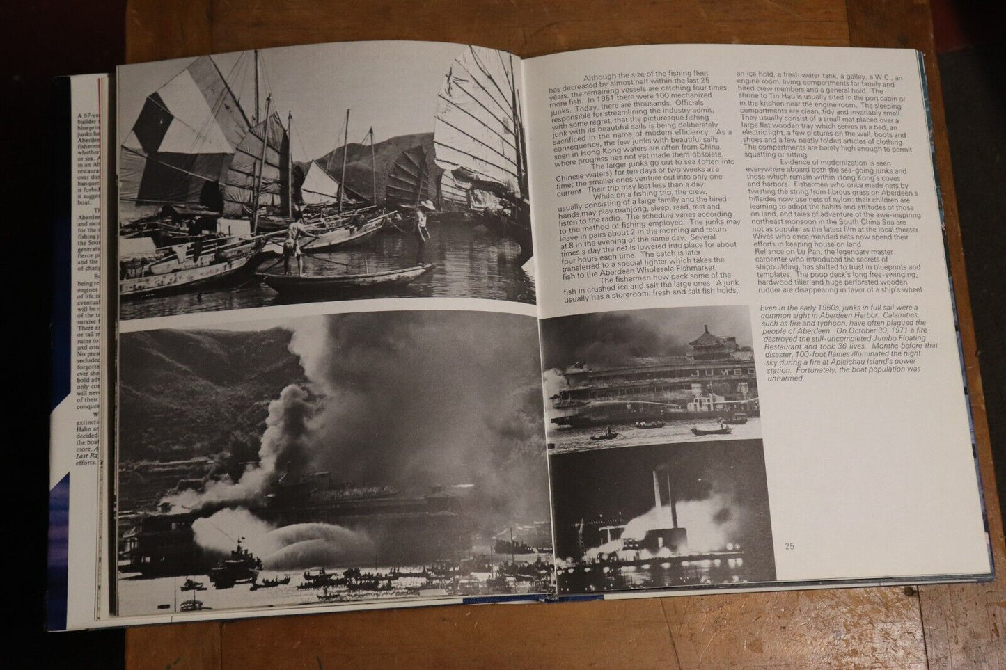 1974 Aberdeen: Catching The Last Rays Werner Hahn Vintage Hong Kong History Book