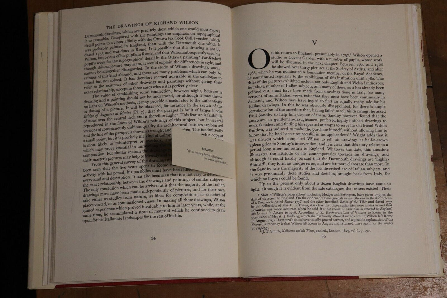 1951 The Drawings Of Richard Wilson by Brinsley Ford Vintage British Art Book