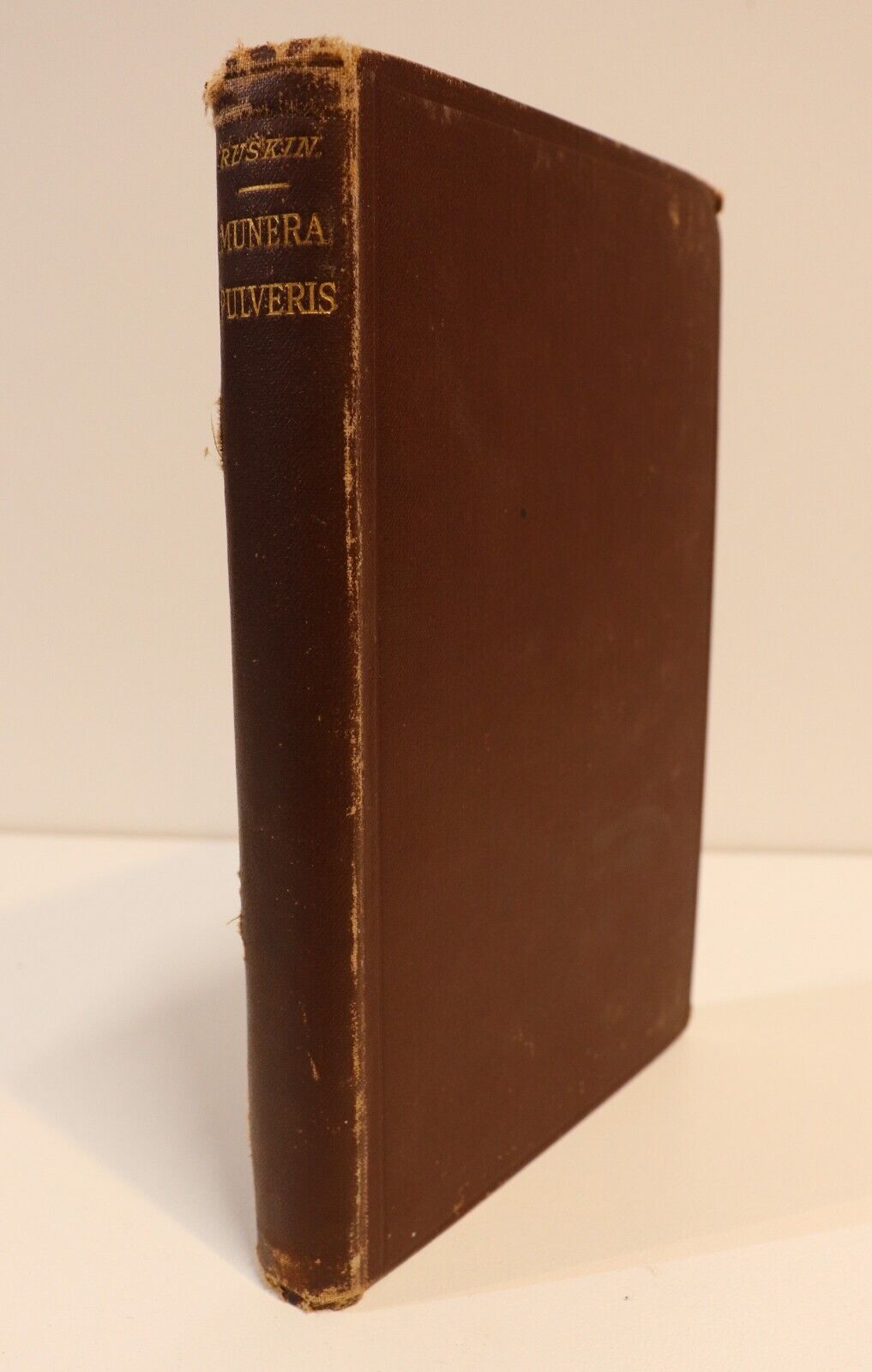 1886 Munera Pulveris by John Ruskin Antique British Political History Book