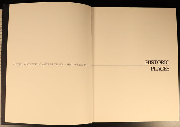 1982 Historic Places Australia 2vol Architecture Reference Book National Trust