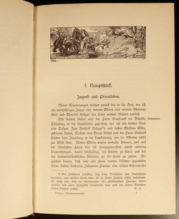 1902 Im Kampf um Sud-Afrika Paul Kruger Antique World History Book In German 1st