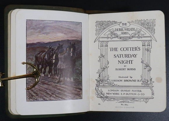 c1905 5vol Suede Classic Literature Poetry Book Collection Shelley Burns Wilcox