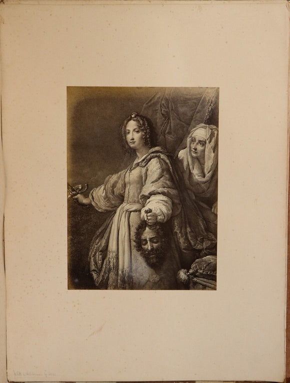 c1868 British Museum Photographs by Stephen Thompson Antique Art History Book