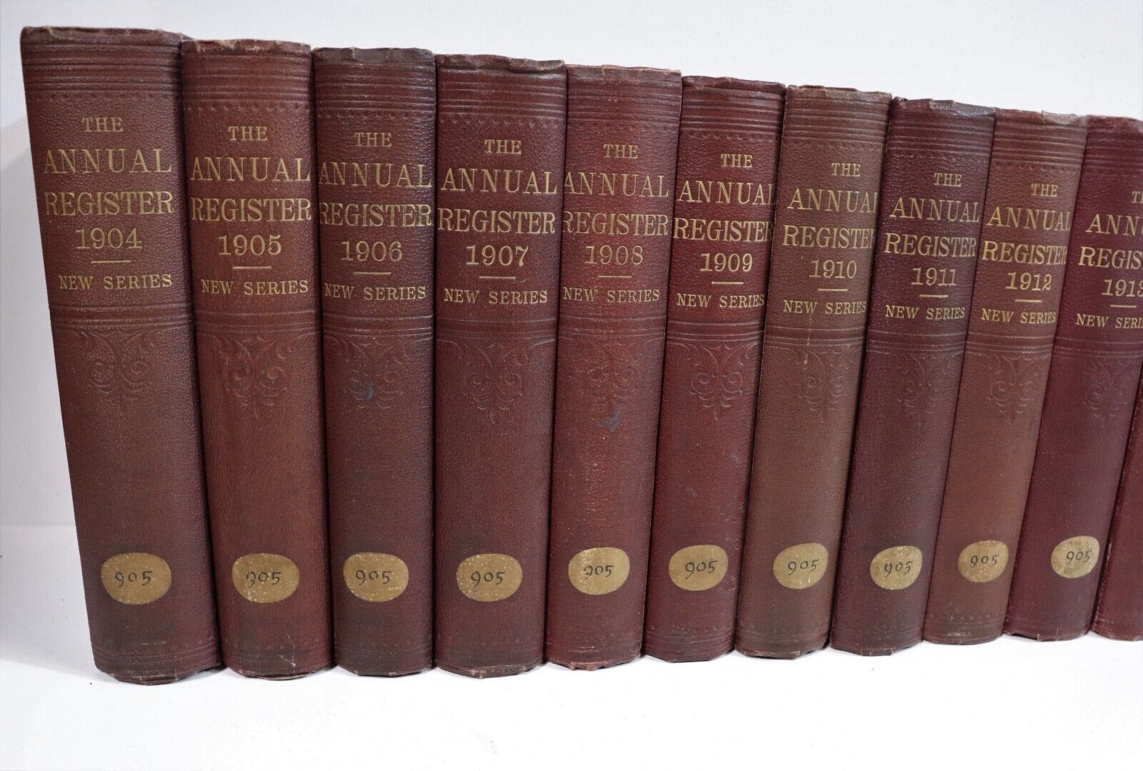 1884-1935 31vol The Annual Register Antiquarian World History Reference Books