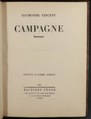 1944 Campagne by Raymonde Vincent Ltd Edition French Fiction Book Fine Binding-3