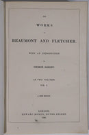 1856 The Works Of Beaumont & Fletcher by G. Darley Antique Literature Book-5