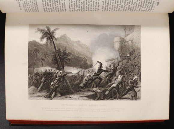 c1880 3vol Our Indian Empire by R Montgomery Martin Antiquarian History Book Set