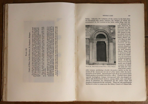 1925 Brickwork In Italy by GC Mars Antique American Architecture Reference Book