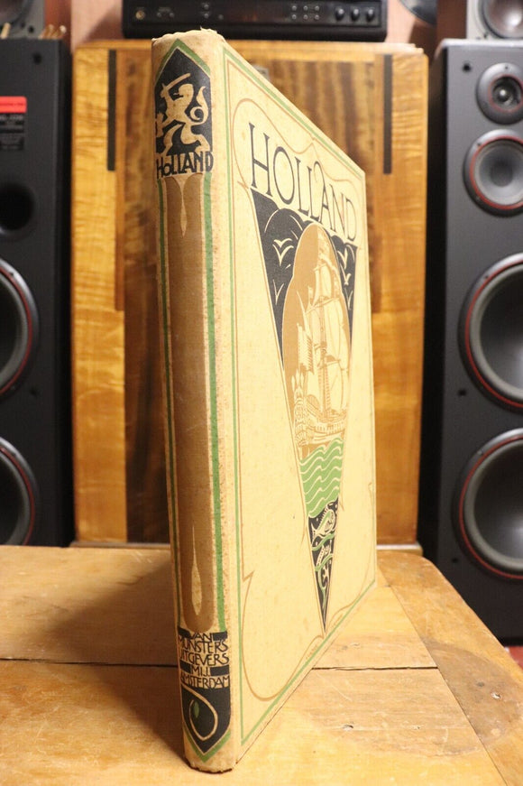 c1930 Holland - Landscape, Architecture, National Life Antique Photo Book