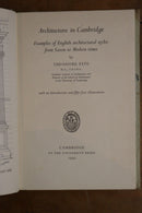 1942 Architecture In Cambridge: Theodore Fyfe Antique British Architecture Book-2