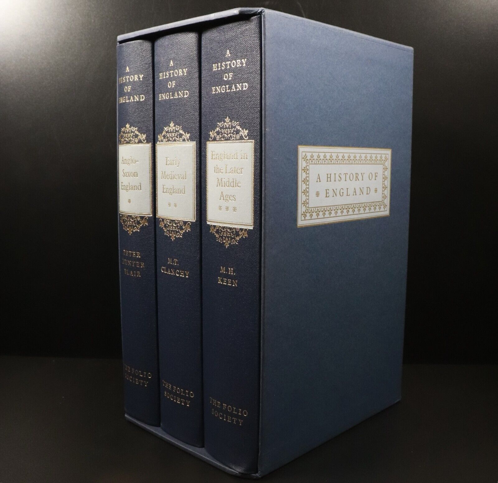 1999 12vol A History England Folio Society British History Book Set w/Sleeves