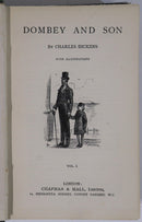 c1879 2vol Dombey And Son by Charles Dickens Antique British Fiction Book Set-3