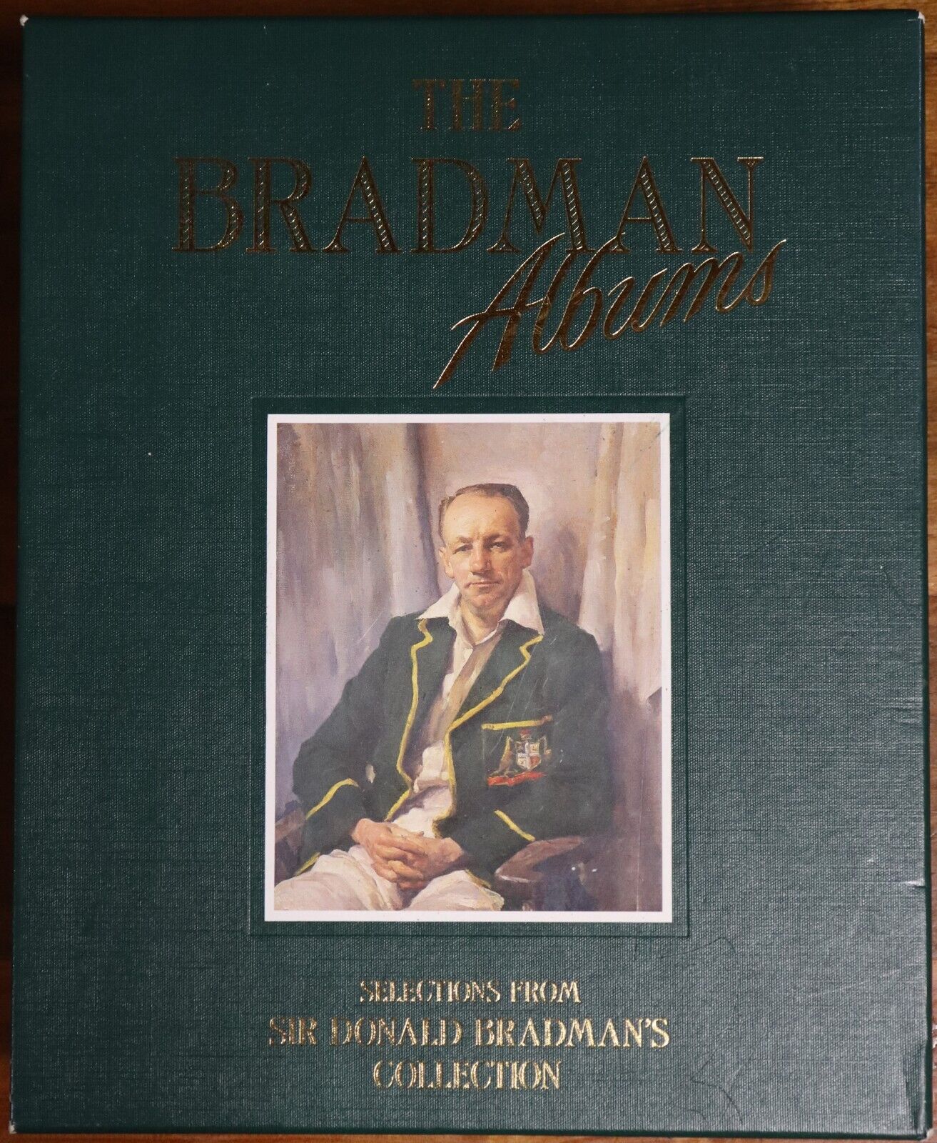 1985 2vol The Bradman Albums Australian Cricket Sports History Book Set