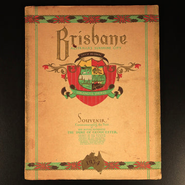 Brisbane Australia's Sunshine City Souvenir 1934 Australian Tourism & Photo Book