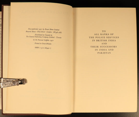 To Guard My People History Of Indian Police by P. Griffiths 1971 History Book