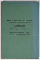 1919 Peace Conference Hints by Bernard Shaw 1st Ed. British Politics Book-8