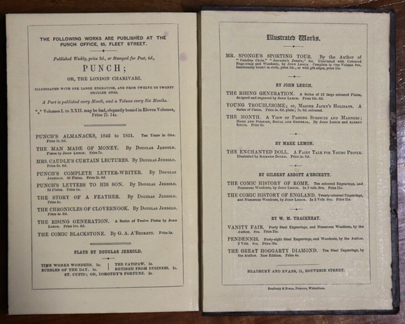 1854 Comedies & Dramas by D Jerrold Antique British Literature Fiction Book