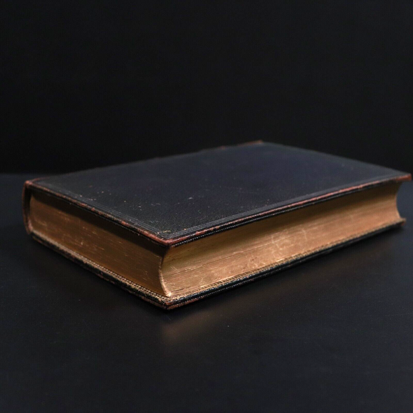 c1870 Morning & Evening Portions - Robert Hawker Antique Theology Book Scripture