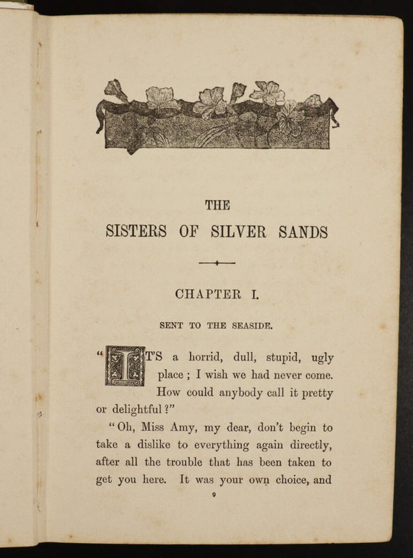 c1900 Sisters Of Silver Sands by E. Everett-Green Antique Fiction Book