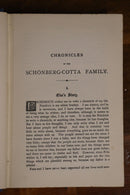 c1910 Chronicles Of The Schönberg-Cotta Family ER Charles Antique Fiction Book-4