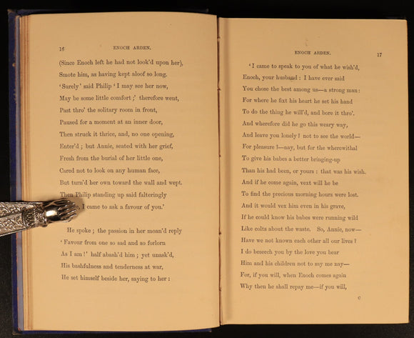 1867 Enoch Garden etc by Alfred Lord Tennyson Antique British Poetry Book
