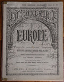 c1875 Picturesque Europe - Division 6 Rare Antiquarian Engravings Plates Book-1