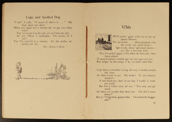 1917 Doreen by CJ Dennis 1st Edition Australian Fiction Literature Book WW1