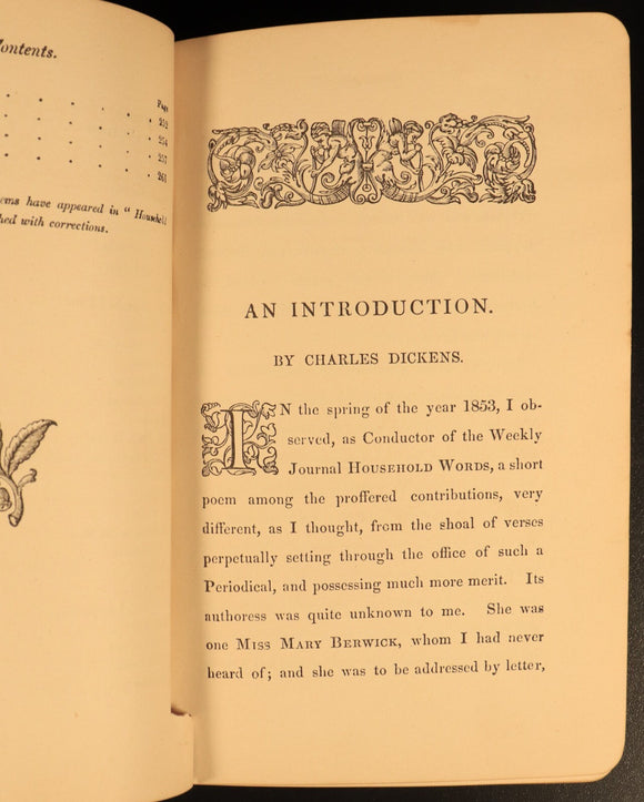 1892 Legends & Lyrics by Adelaide Anne Procter Antique British Poetry Book