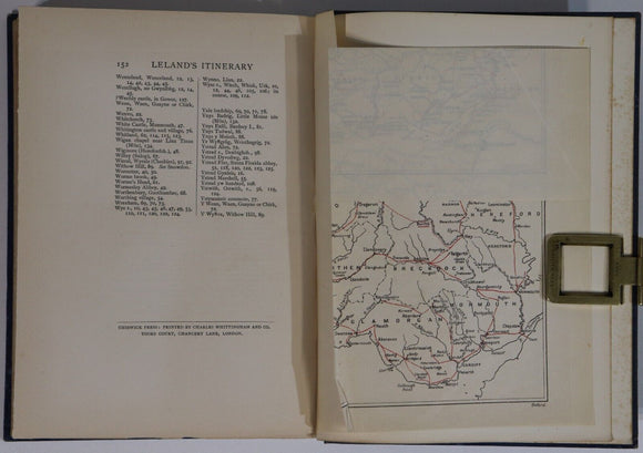 1906 The Itinerary In Wales Of John Leland Antique British Welsh History Book