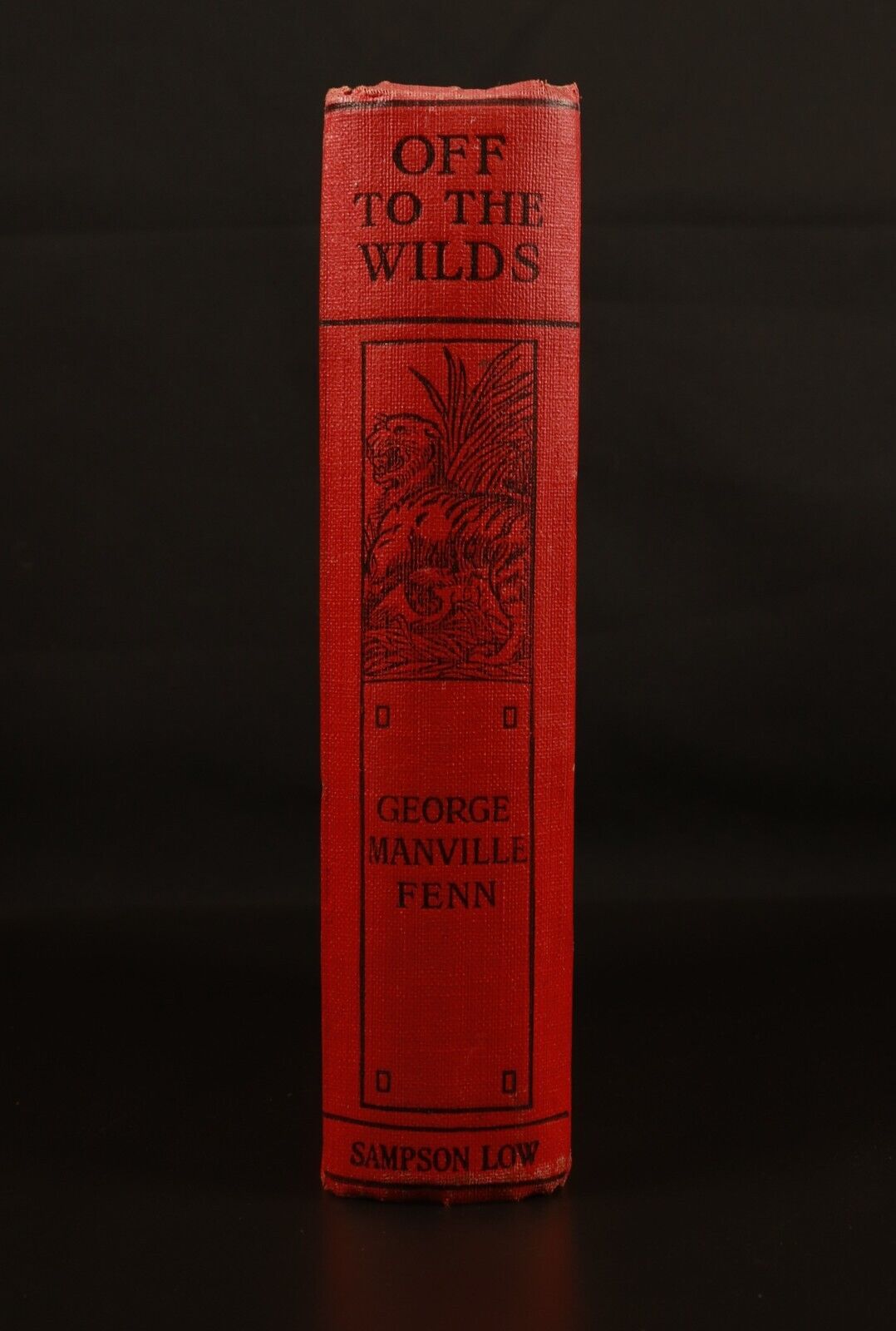 1894 Off To The Wilds by G. Manville Fenn Antique Adventure Fiction Book