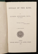 1867 Idylls Of The King by Alfred Lords Tennyson Antique British Poetry Book-2