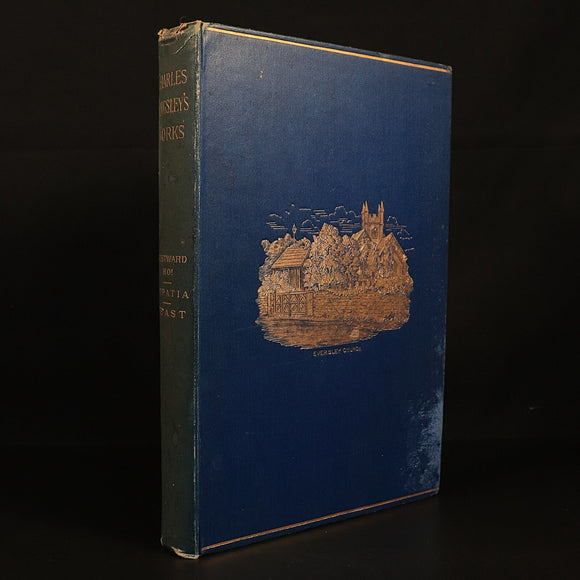 1890 Charles Kingsley Westward Ho! Hypatia Yeast etc Antique Fiction Books