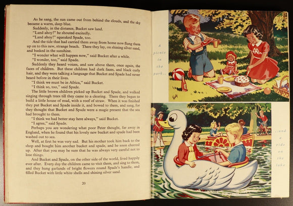 c1950 Playways Annual Enid Blyton Story Antique Illustrated Childrens Book