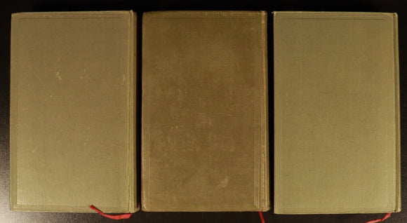 1921 3vol English Prose by W. Peacock Antique British Literature Books Milton